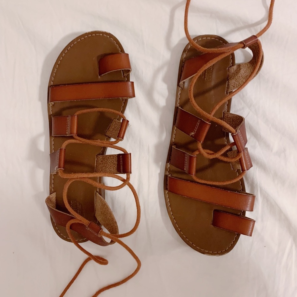 Brown Gladiator Sandals